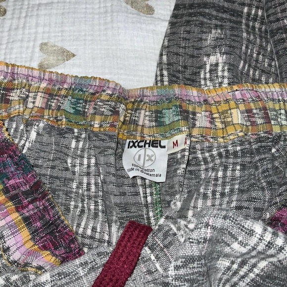 Hand woven patchwork pants with couroy a - Picture 2 of 2